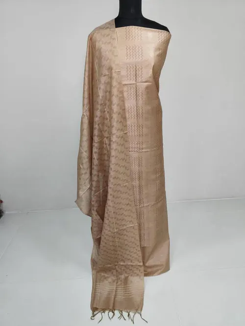 Beautifully Crafted Semi Tusser Bhagalpuri Suits Collection – Elegance in Every Thread